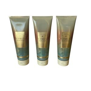 Bath & Body Works Vanilla Romance Body Cream w/Hyaluronic Acid x3